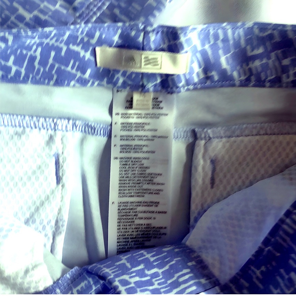 ๐ Adidas golf shorts purple with pattern 72 - Picture 14 of 16